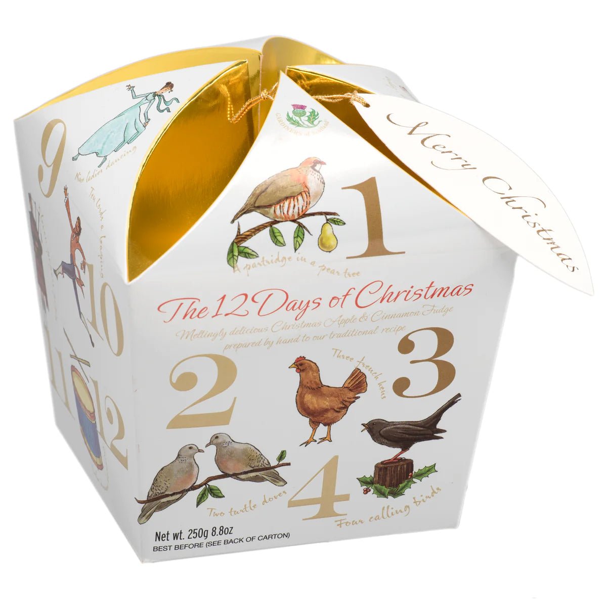 12 Days of Christmas - Apple & Cinnamon Fudge (250g) | Gardeners (Scotland) - Alpine Abode
