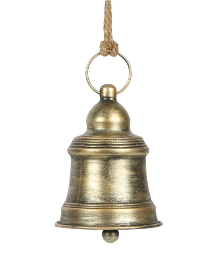 Amboun Hanging Bell | Gold - Alpine Abode