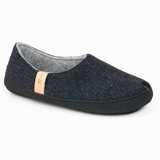 Budapest Lambswool Slippers | Charcoal - Alpineabode