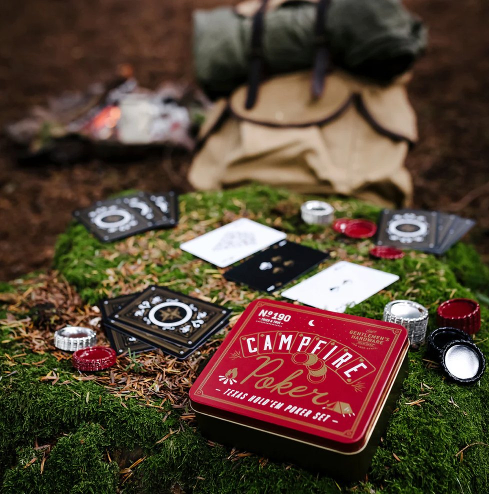 Campfire Poker Set Game - Alpine Abode