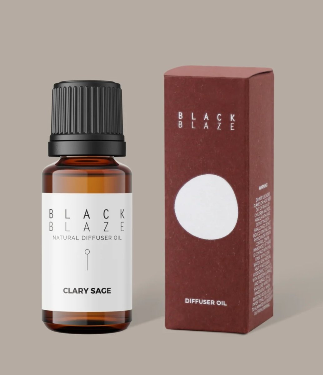 Clary Sage Diffuser Oil - Black Blaze - Alpineabode