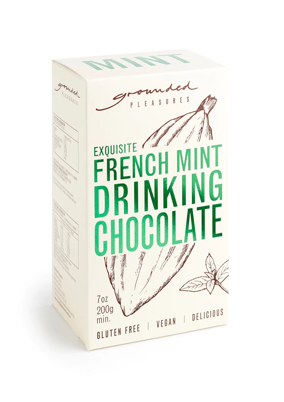 Exquisite French Mint Drinking Chocolate - 200g - Alpineabode