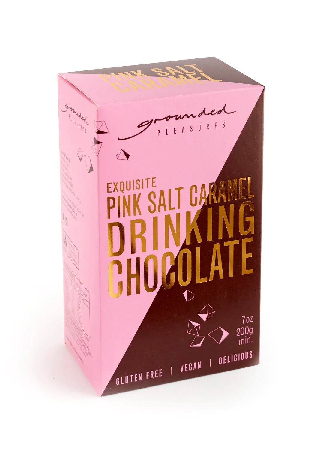 Exquisite Pink Salt Caramel Drinking Chocolate - 200g - Alpineabode