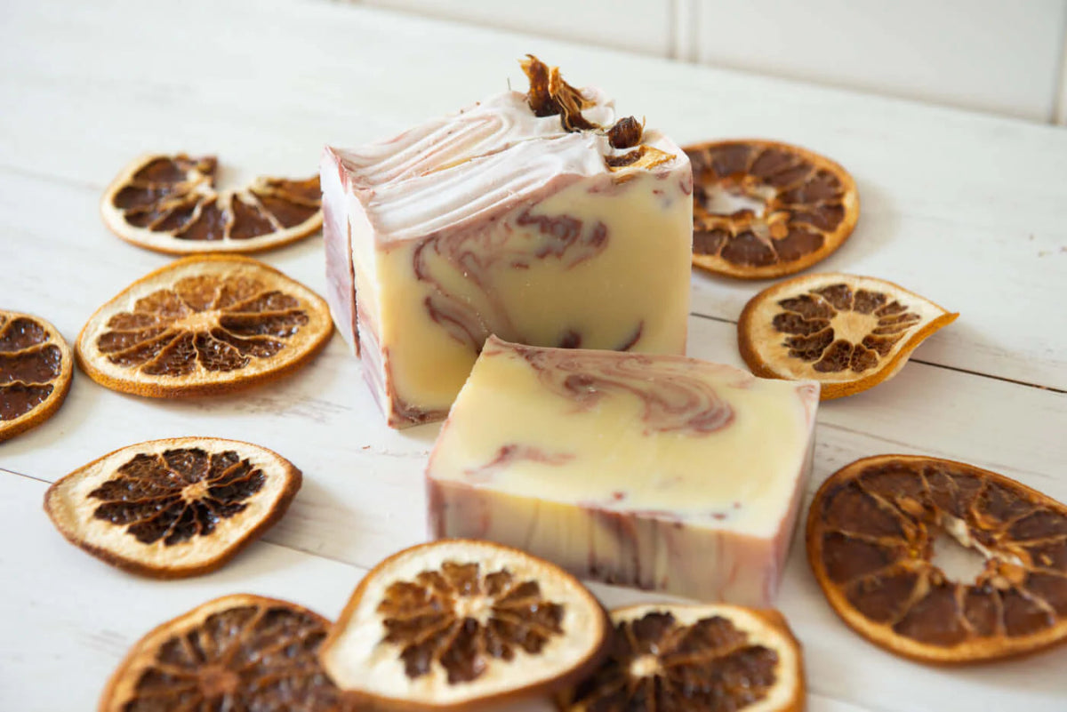 Handmade Natural Soap | Grapefruit & Australian Pink Clay Soap - Alpine Abode