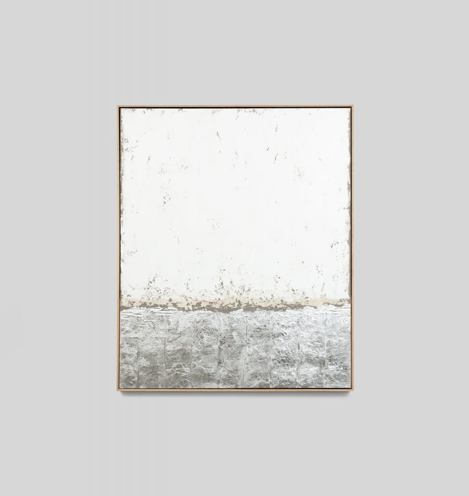 Icescape Natural Framed Painting (124 x 154) Warranbrooke - Alpineabode