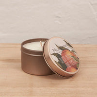 Hand Poured Soy Candle in Travel Tin | BRASS