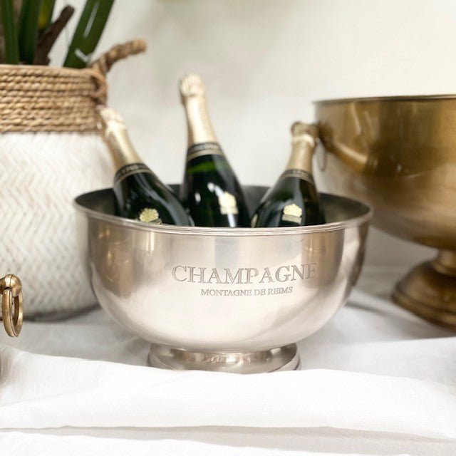 Knox Champagne Bucket | Silver - Alpineabode