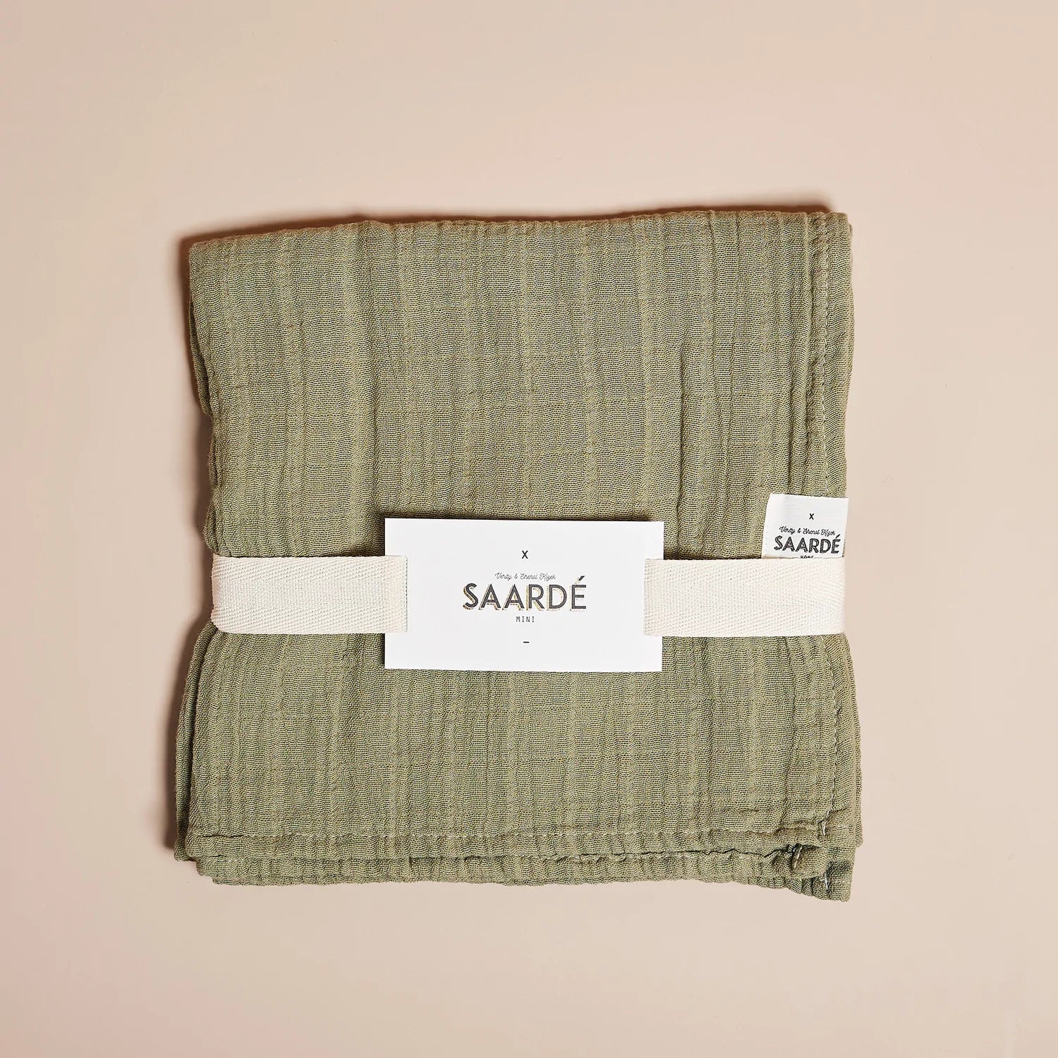 Light Blanket/ Baby Muslin | Olive - Alpineabode