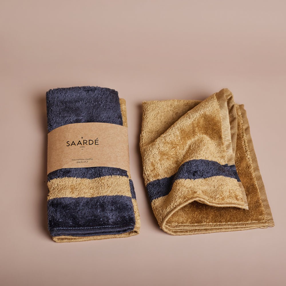 Microfibre Cotton Cloths | Set of 2 | Saardé - Alpineabode