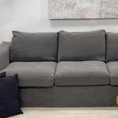 Newport Sofa with Chaise | Grey - Alpineabode