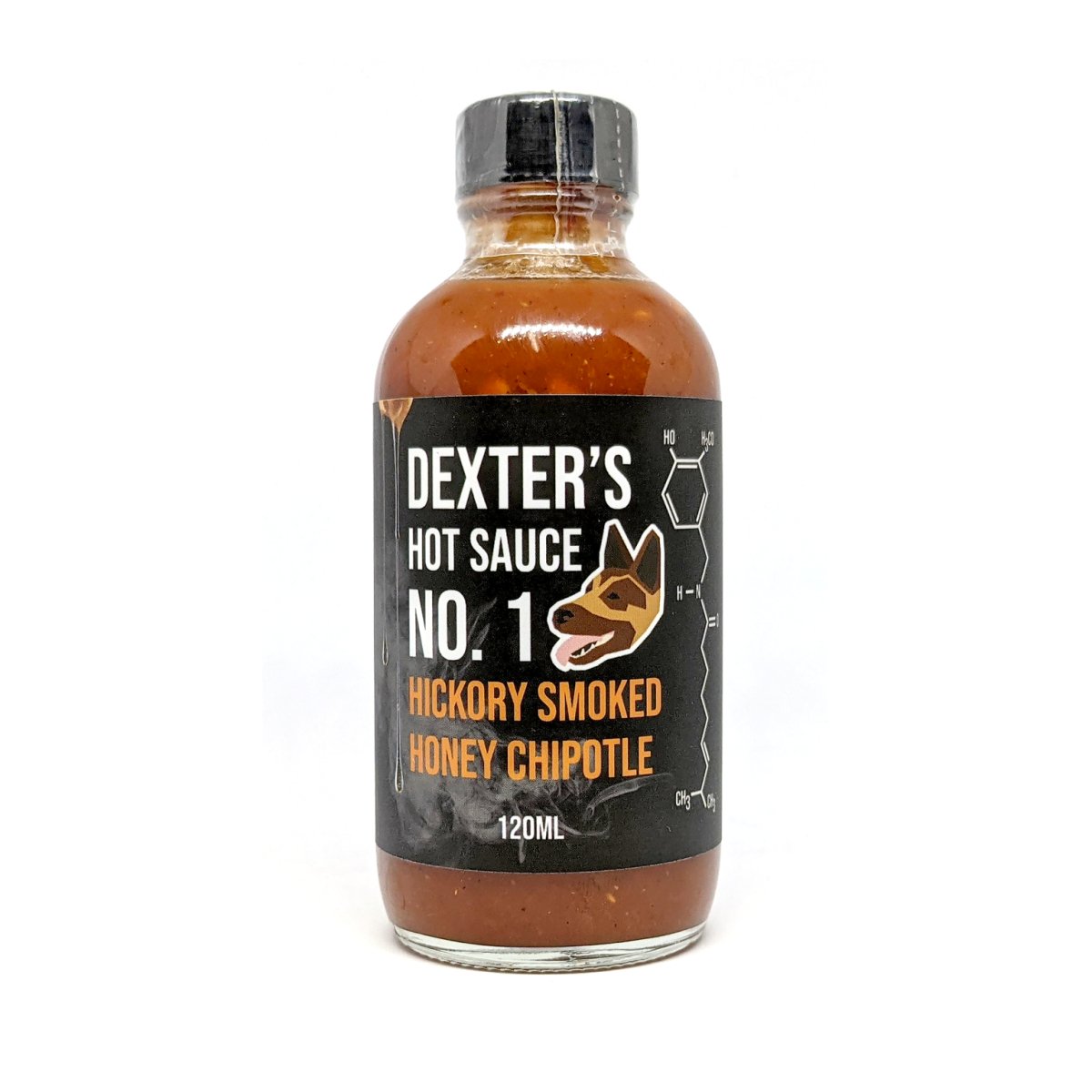 No.1 Hickory Smoked Honey Chipotle Hot Sauce (120ml) - Dexter's Spice Co. - Alpine Abode