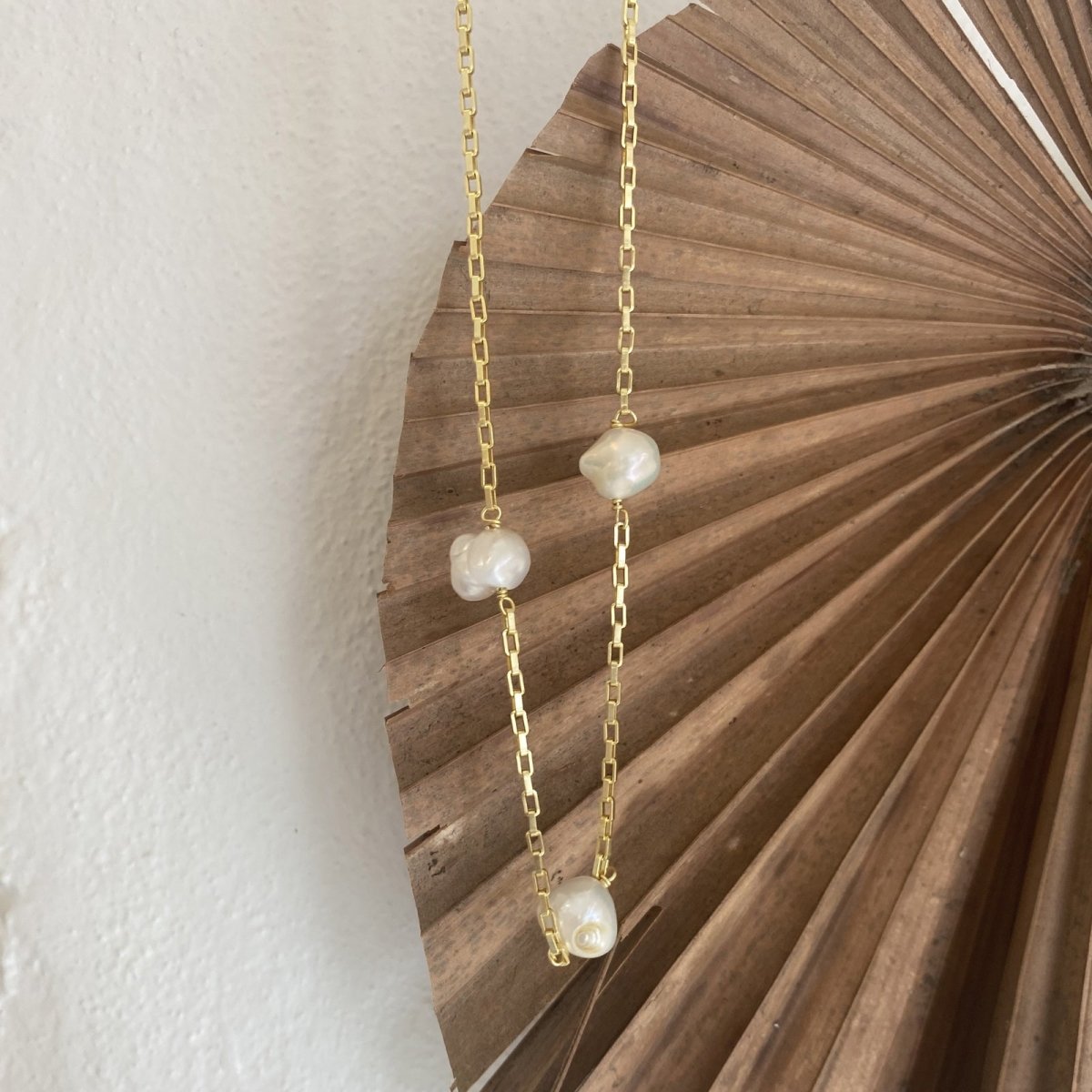 Padme Pearl Trio Necklace - Inartisan - Alpineabode