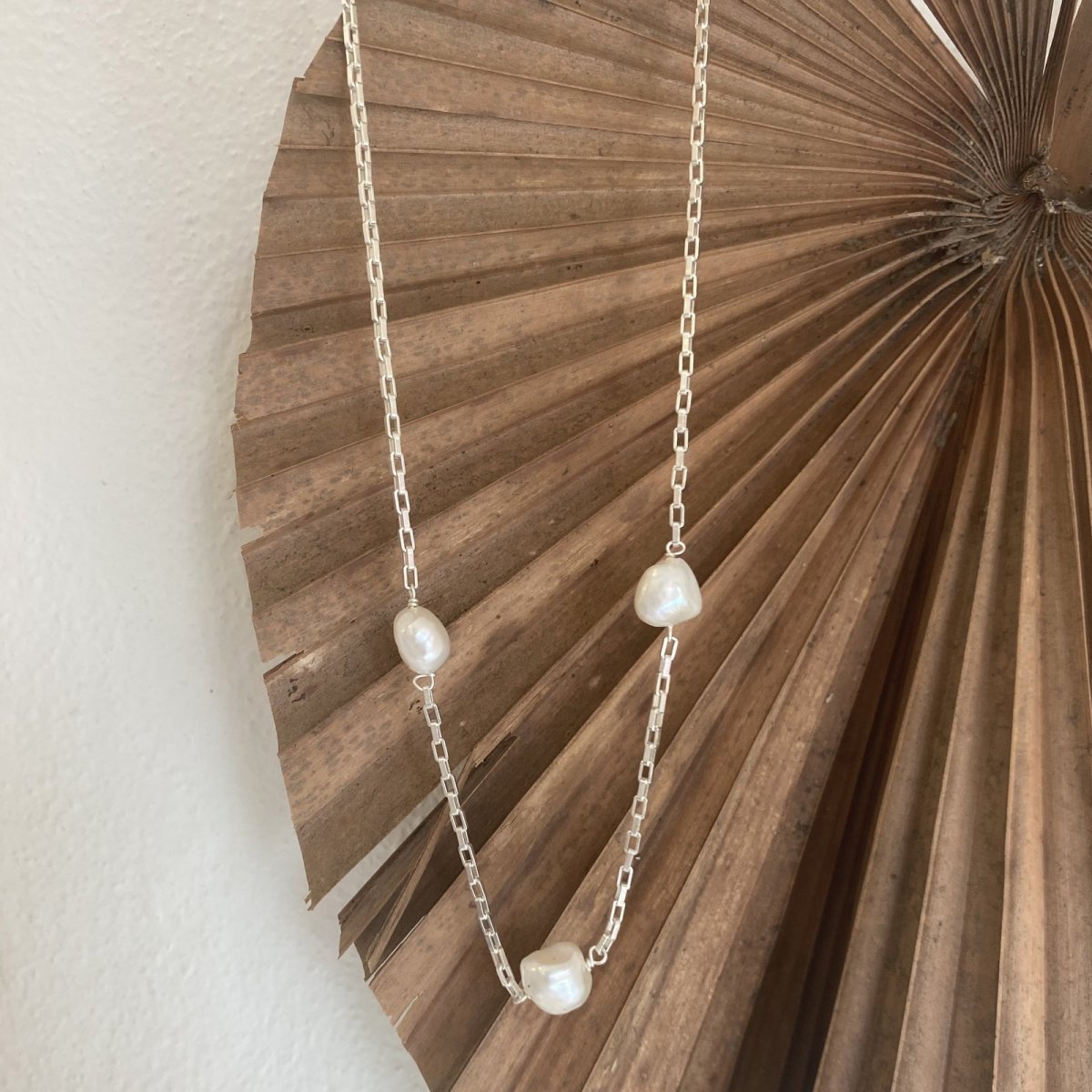 Padme Pearl Trio Necklace - Inartisan - Alpineabode