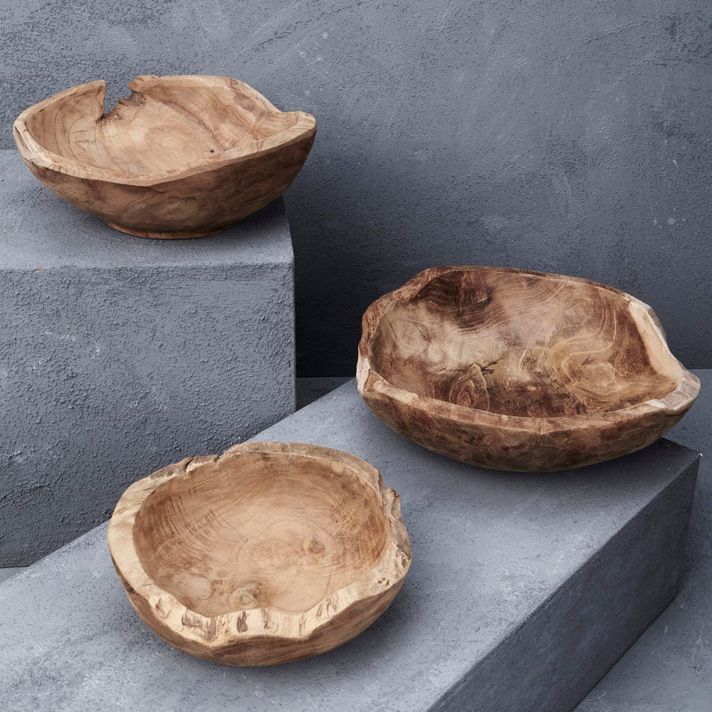 Hand Carved Tree Root Serving Bowl | Medium - Inartisan - Alpineabode